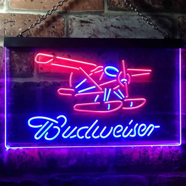 Budweiser Plane Neon-Like LED Sign